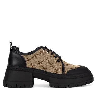 Oxfordy Nine West WFA3033-3 Beżowy - Półbuty damskie - miniaturka - grafika 1