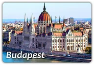 Magnesy - BUDAPESZT - Parlament - Gmach - Węgry - Budapest - Magnes na lodówkę - miniaturka - grafika 1