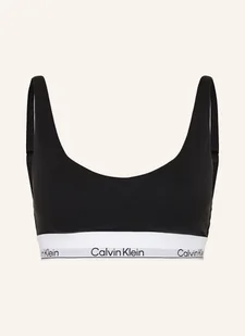 Calvin Klein Biustonosz Bustier Icon Cotton Modal schwarz - Biustonosze - miniaturka - grafika 1