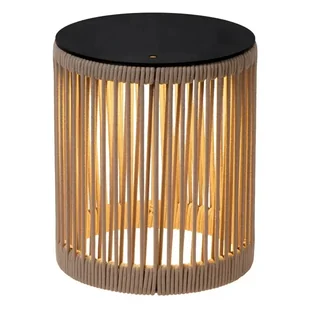 Stojąca lampa PINGI 06822/37/41 LED 3W 2800-3200K IP44 beżowy czarny - Lampy ogrodowe - miniaturka - grafika 1