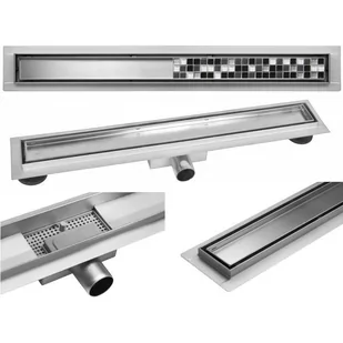 MEXEN MEXEN FLAT 2w1 ODPŁYW LINIOWY 60 CM NISKI SYFON 1010060 - Odpływy liniowe - miniaturka - grafika 1