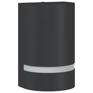 vidaXL Kinkiet zewnętrzny, czarny, odlewane aluminium - Lampy ogrodowe - miniaturka - grafika 1