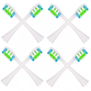8x końcówki BIAŁE do szczoteczki sonicznej Oclean SE / X / X PRO / X PRO Elite / X PRO Digital / X10 / One / Air / Z / F1 / FLOW / Endurance - Reptila - Końcówki do szczoteczek elektrycznych - miniaturka - grafika 1
