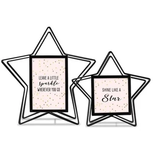 Zestaw ramek HAMA Stella Czarny (2 szt.) - Ramki na zdjęcia - miniaturka - grafika 1