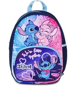 Plecaki - Seven Lilo & Stitch plecak do przedszkola, niebieski, przednia kieszeń na suwak, kieszeń na butelkę, przedszkole i wypoczynek, dziewczynka, Niebieska, Taglia unica, Casual - miniaturka - grafika 1