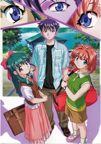 Plakat Anime Manga Onegai Twins ot_018 A3 (custom)