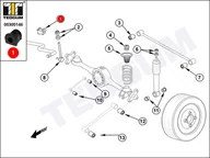 Układ zawieszenia - akcesoria - Poduszka stabilizatora TEDGUM 00300146 444019 00300146 - miniaturka - grafika 1