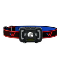 Latarki - W WONDER FULL ENERGY Latarka czołowa 300 lumenów, IP44, 5 trybów oświetlenia, regulacja nachylenia do 45°, czujnik gestu, możliwość ponownego naładowania. Idealna do wszystkich aktywności w nocy. - miniaturka - grafika 1