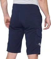 Spodenki rowerowe - 100% Szorty męskie 100% RIDECAMP Shorts navy roz.32 46 EUR NEW - miniaturka - grafika 1