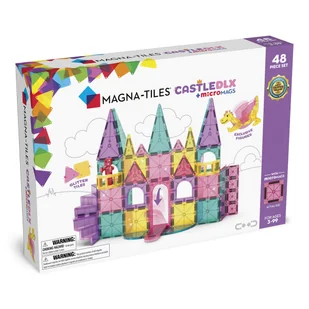 klocki magnetyczne Zamek DXL 48 elementów Magna Tiles - Klocki - miniaturka - grafika 1
