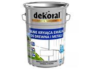 Emalie - Dekoral Emalia Ftalowa  Emakol Strong Biały Pojemność 5 L - miniaturka - grafika 1