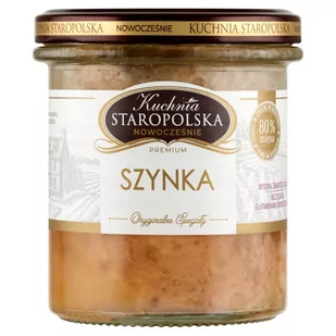 Kuchnia Staropolska Premium Szynka 300 g - Pasztet i przetwory mięsne - miniaturka - grafika 1