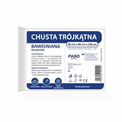 Apteczki i materiały opatrunkowe - Chusta Trójkątna bawełniana niejałowa PASOMED, 1 szt - miniaturka - grafika 1