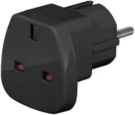 Kable komputerowe i do monitorów - Techly Adapter wtyku zasilania UK czarny KKTCKPEZ0030 - miniaturka - grafika 1