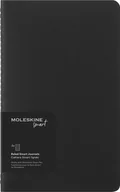Zeszyty szkolne - Zestaw 2 Zeszytów Moleskine Smart Cahier Journals L linie, czarny - miniaturka - grafika 1