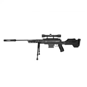 Wiatrówki karabinki - Black Ops Sniper 5,5 mm z lunetą 4x32 - miniaturka - grafika 1