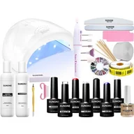 Zestawy do manicure i pedicure - Sunone Zestaw do Hybryd S05 Lampa Frezarka Gratisy - miniaturka - grafika 1