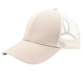 Czapki i chusty sportowe męskie - Czapka z daszkiem NA KUCYK bejsbolówka z siatką damska - miniaturka - grafika 1