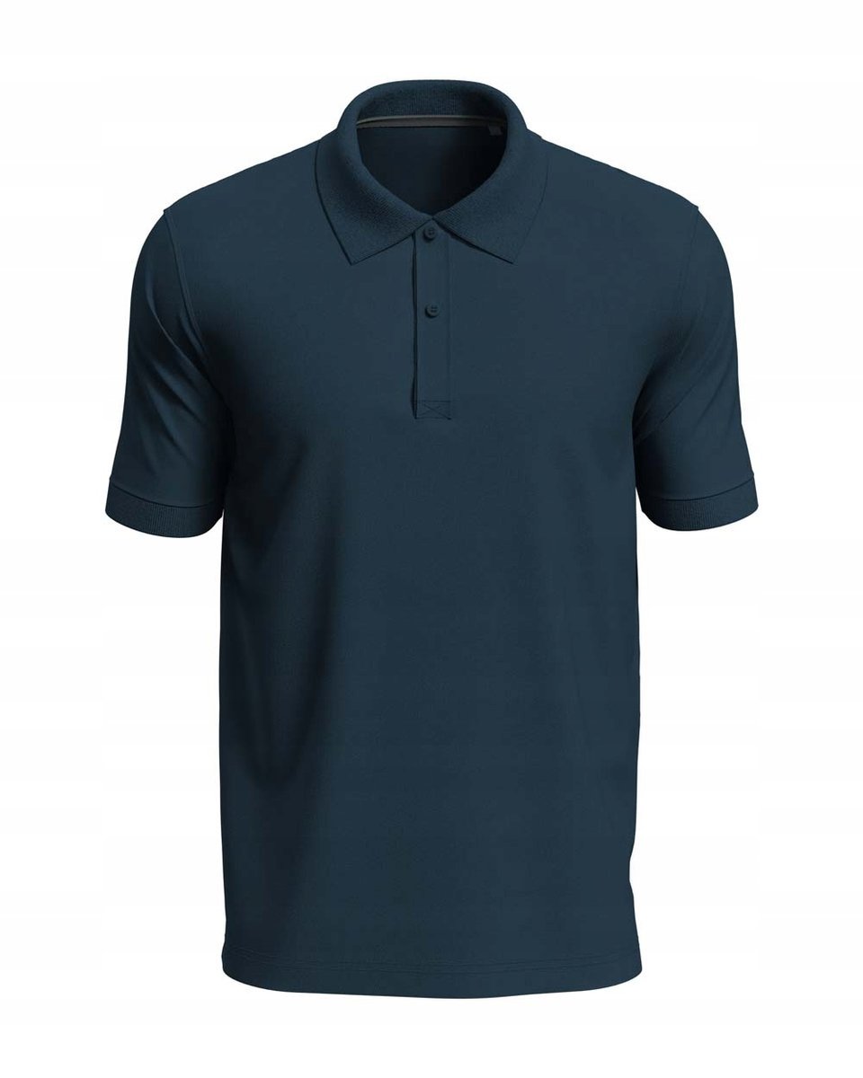 Koszulka męska polo T-shirt męski bawełniany Polówka Stedman ST9050 Blue M
