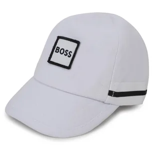Czapka z daszkiem Boss J91138 Biały - Czapki dla dzieci - miniaturka - grafika 1