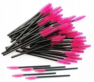 Szczoteczka mascara spiralka do rzęs brwi 50szt - Akcesoria i kosmetyki do stylizacji brwi - miniaturka - grafika 1