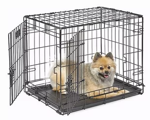 MidWest iCrate Double Door Klatka dla psa S 63x45,5x49,5cm [1524DD] - Sprzęt podróżny i transportery dla psów - miniaturka - grafika 2