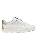 Trampki damskie - Geox Skórzane sneakersy "Blomiee" w kolorze białym - miniaturka - grafika 1