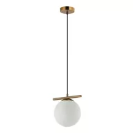 Lampy sufitowe - Lampa wisząca MERSETA PND-463321L-BRO+W Italux - miniaturka - grafika 1