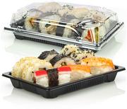 Opakowania gastronomiczne - Pojemnik na sushi z przykrywką 185x129x20 mm, 400 sztuk (132863, A-1105) - miniaturka - grafika 1