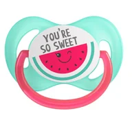 Smoczki uspokajające - Canpol babies Canpol Smoczek silikonowy symetryczny SO COOL 6-18m+ : Kolor - Różowy | szybka  | szeroki wybór smoczków uspokajających - miniaturka - grafika 1