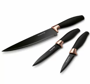 KONIGHOFFER 426343 NOŻE DARK 20/12,5/9CM 3SZT - Noże kuchenne KONIGHOFFER 426343 NOŻE DARK 20/12,5/9CM 3SZT - Noże kuchenne - miniaturka - grafika 1