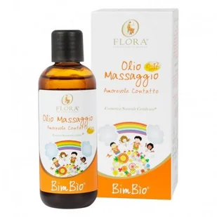 FLORA Bimbio Olejek do masażu dla dzieci 100 ml organiczny Bio - Balsamy i oliwki dla dzieci - miniaturka - grafika 1
