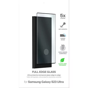 Puro Szkło hartowane Frame Tempered Glass do Samsung Galaxy S23 Ultra - Szkła hartowane na telefon - miniaturka - grafika 1