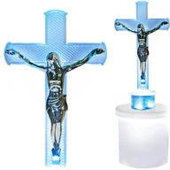 Lampiony i znicze - WKŁAD LED KRZYŻ DO ZNICZY ZNICZA NA BATERIE CW - miniaturka - grafika 1