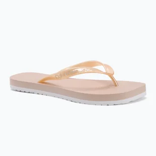 Japonki damskie Calvin Klein YW0YW01720 Thong+ Tpu Metallic whisper pink/bright white - Klapki i japonki damskie - miniaturka - grafika 1