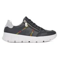 Sneakersy damskie - Sneakers Rieker N1313-14 - miniaturka - grafika 1