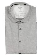 Koszule męskie - OLYMP Koszula "24/7 No 6 six" - Super Slim fit - w kolorze jasnoszarym - miniaturka - grafika 1