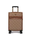 Walizki - Guess Walizka kabinowa Melinda Logo TWLP99 02983 Beżowy - miniaturka - grafika 1