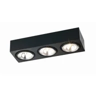 Lampy sufitowe - MLAMP Spot LAMPA sufitowa ARROD 1119 MLAMP metalowa OPRAWA prostokątna czarna ARROD 1119 - miniaturka - grafika 1