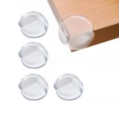 Zabezpieczenia dla dzieci - Osłona narożników zabezpieczenie na meble ochrona rantów 4szt - miniaturka - grafika 1