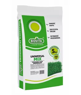 Mieszanka Trawnikowa Uniwersalmix 5kg Biovita - Nasiona i cebule - miniaturka - grafika 1