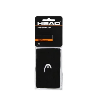 Frotka na nadgarstek do tenisa Head WRISTBAND 5 black - Tenis ziemny - miniaturka - grafika 1