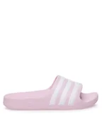 Buty dla dziewczynek - adidas Klapki ADILETTE AQA K FY8072 Różowy - miniaturka - grafika 1