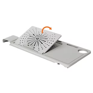 Odczepiany blat roboczy NEWTRAL LAPD do krzesła ergonomicznego Magich-Bp/Magich-Bpro - szary - Podkładki chłodzące pod laptopa - miniaturka - grafika 1