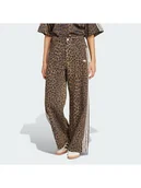 Spodnie damskie - adidas Jeansy KA2680 Brązowy Loose Fit - miniaturka - grafika 1