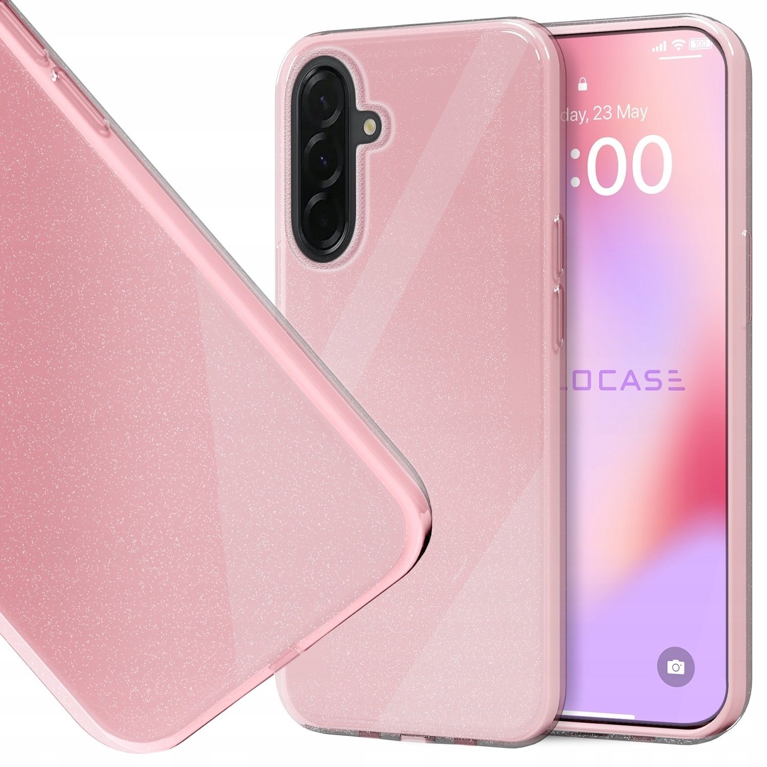 Hello Case Etui do Samsung Galaxy A36 5G Różowe Silikon Case