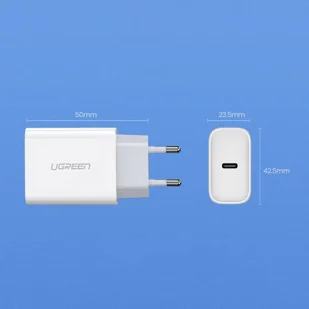 Ugreen ładowarka sieciowa USB Power Delivery 3.0 Quick Charge 4.0+ 20W 3A biały (60450) - Ładowarki do telefonów - miniaturka - grafika 19