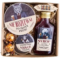 Zestawy upominkowe - PREZENT dla mężczyzny DZIADKA TATY CHŁOPAKA urodziny 18-99 syrop podkładka otwieracz - miniaturka - grafika 1