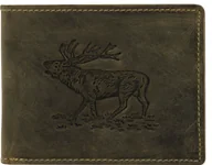 Portfele - Greenburry - Vintage Animal - portfel męski - oliwkowa zieleń - miniaturka - grafika 1