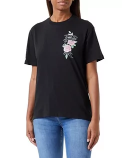 Koszulki i topy damskie - Replay T-shirt damski regular fit, 098 BLACK, XS - grafika 1